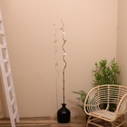Интерьерный декор из бамбука, цветы пластик 200 см белый - фото 321725546