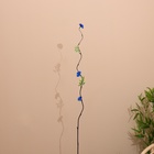 Интерьерный декор из бамбука, цветы пластик 200 см синий - Фото 2