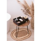 Корзины для хранения LaDо́m, 4 шт., ручное плетение, коричневые - Фото 10