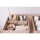 Корзины для хранения LaDо́m, ручное плетение, 4 шт, цвет бежевый - Фото 11