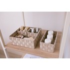 Корзины для хранения LaDо́m, ручное плетение, 4 шт, цвет бежевый - Фото 10