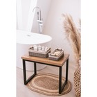 Корзины для хранения LaDо́m, 2 шт., ручное плетение, с ручками, серые - Фото 9