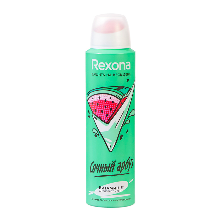 Дезодорант-антиперспирант аэрозоль Rexona сочный арбуз, 150 мл - Фото 1