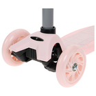 Самокат GRAFFITI, световые колёса PU 120/70 мм, ABEC 7, цвет розовый - Фото 3