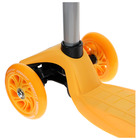 Самокат GRAFFITI, световые колёса PU 120/70 мм, ABEC 7, цвет оранжевый - Фото 4