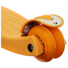 Самокат GRAFFITI, световые колёса PU 120/70 мм, ABEC 7, цвет оранжевый - Фото 5