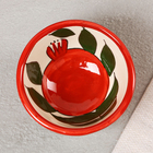 Пиала для чая Риштанская Керамика «Гранаты», 170 мл, d=9.5 см, красная - Фото 3
