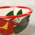 Пиала для чая Риштанская Керамика «Гранаты», 170 мл, d=9.5 см, красная - Фото 4