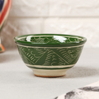 Пиала для чая Риштанская Керамика, 90 мл, d=8.5 см, зелёная - Фото 4