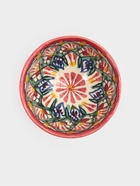 Пиала узбекская Риштанская керамика «Узоры», 120 мл, d=9.5 см, красная, МИКС - Фото 2