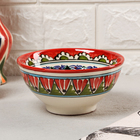 Бульонница узбекская Риштанская Керамика, 500 мл, d=15 см, красная - Фото 1