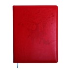 Дневник школьный, 5-11 класс, обложка ПВХ "Олени" красный - Фото 1