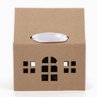 Коробка складная «Домик, бурый », 15 х 18 х 10 см - фото 11320145
