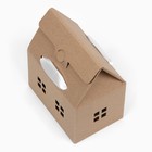 Коробка складная «Домик, бурый », 15 х 18 х 10 см - фото 11320148
