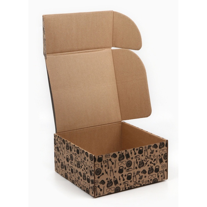 Коробка складная «Лучшему мужчине», 24 х 24 х 12 см