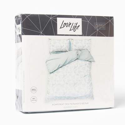 Постельное бельё дуэт LoveLife Summer day, жатка