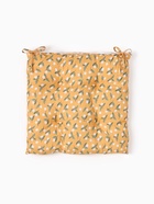 Подушка на стул «Этель. Цветы», 40×40 см, жёлтая - Фото 4