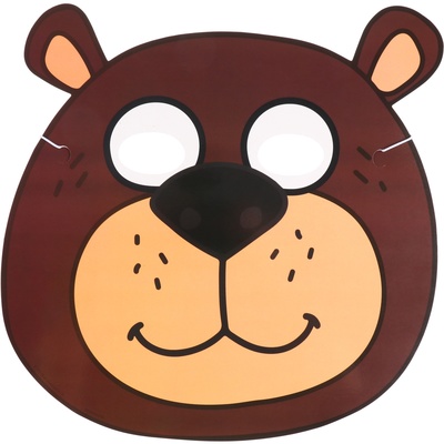 Маска карнавальная, Синий трактор, набор 5 шт.