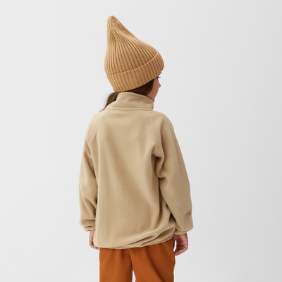 Толстовка на молнии детский KAFTAN, бежевая, размер 28 (86-92 см)