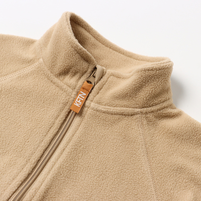 Толстовка на молнии детский KAFTAN, бежевая, размер 34 (122-128 см)