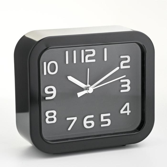 Часы - будильник настольные "Классика", дискретный ход, циферблат 8.5 х 10 см, 11 х 12 см - Фото 1