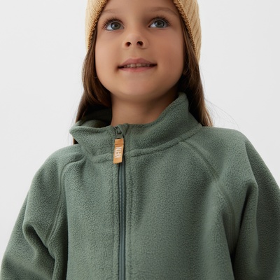 Толстовка на молнии детский KAFTAN, оливковая, размер 30 (98-104 см)
