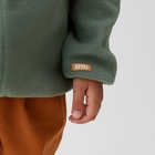 Детская кофта на молнии KAFTAN, оливковая, размер 30 (98-104 см) - Фото 6