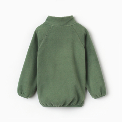 Толстовка на молнии детский KAFTAN, оливковая, размер 34 (122-128 см)