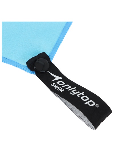 Полотенце из микрофибры ONLYTOP, 40×40 см, цвет голубой