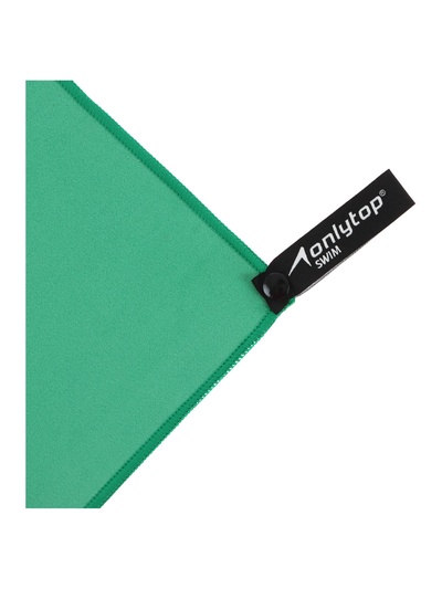 Полотенце из микрофибры ONLYTOP, 50×120 см, зелёное
