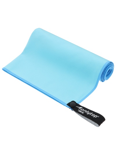 Полотенце из микрофибры ONLYTOP, 76×152 см, цвет голубой