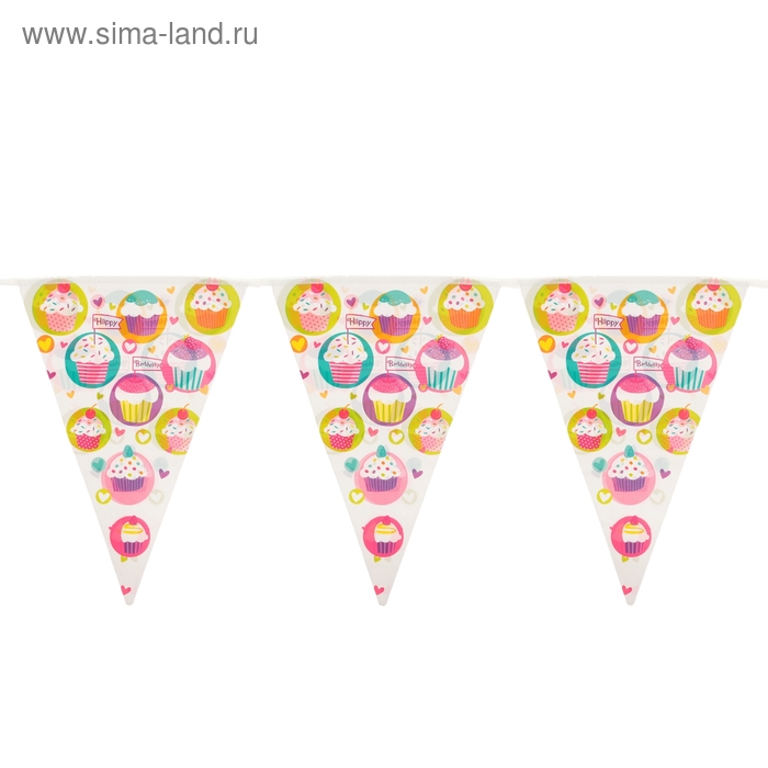 Карнавальная растяжка "Торт" - Фото 1