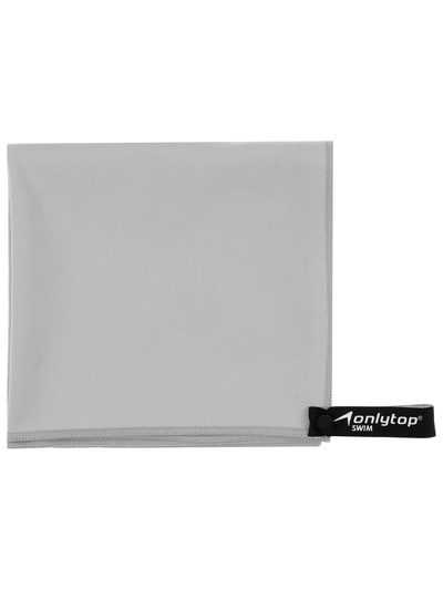 Полотенце из микрофибры ONLYTOP, 40×40 см, цвет серый