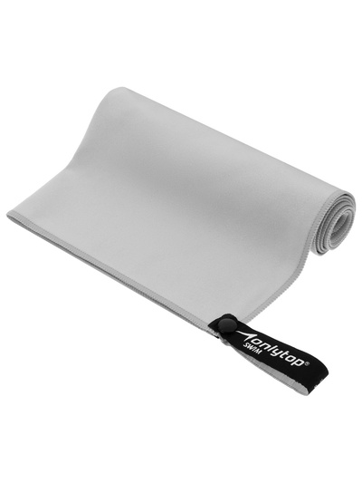 Полотенце из микрофибры ONLYTOP, 50×120 см, цвет серый