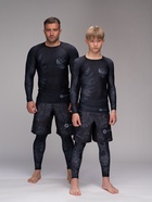 Шорты для MMA Rusco Sport BLACK HERB, детские, р. 3XL - Фото 8