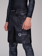 Шорты для MMA Rusco Sport BLACK HERB, детские, р. 3XL - Фото 10