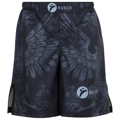 Шорты для MMA детские Rusco Sport BLACK HERB, р. L