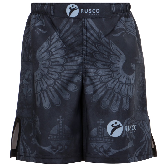 Шорты для MMA Rusco Sport BLACK HERB, детские, р. XL - Фото 1