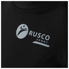 Рашгард для MMA Rusco Sport ONLY BLACK, р. M, детский, чёрный - Фото 7