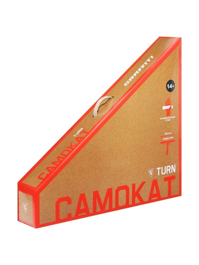 Самокат трюковой GRAFFITI Turn 23, колёса PU 100 мм, 85 А, зелёный