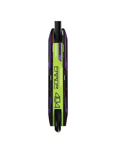 Самокат трюковой GRAFFITI Turn 23, колёса PU 100 мм, 85 А, зелёный