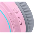 Наушники Redragon Mento, игровые, микрофон, 3.5 мм, 1.8м, розовые - Фото 3