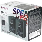 Компьютерные колонки 2.0 Defender Stellar, 2х3, 3,5 мм, чёрные - фото 51568810