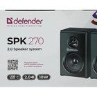 Компьютерные колонки 2.0 Defender Stellar, 2х3, 3,5 мм, чёрные - фото 51568811