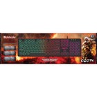 Клавиатура Defender Ozoth GK-106,игровая,проводная,мембран,подсветка104 клавиши,USB,черная - фото 51568827 Клавиатура Defender Ozoth GK-106,игровая,проводная,мембран,подсветка104 клавиши,USB,черная - фото 51568827