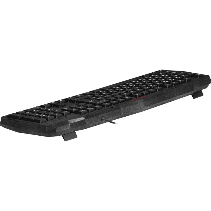 Клавиатура Defender Ultra HB-330L,игровая,проводная ,мембран,подсветка,104 клав,USB,черная