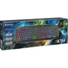 Клавиатура Defender Ultra HB-330L,игровая,проводная ,мембран,подсветка,104 клав,USB,черная - Фото 6