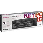 Клавиатура Defender Office HB-910,проводная,мембран,104 клавиши,USB,черная - Фото 6