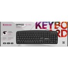 Клавиатура Defender Office HB-910,проводная,мембран,104 клавиши,USB,черная - Фото 7