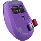 Мышь DEFENDER Mystery MM-301, беспроводная, оптическая, 1600dpi, фиолетовая - фото 51568919 Мышь DEFENDER Mystery MM-301, беспроводная, оптическая, 1600dpi, фиолетовая - фото 51568919